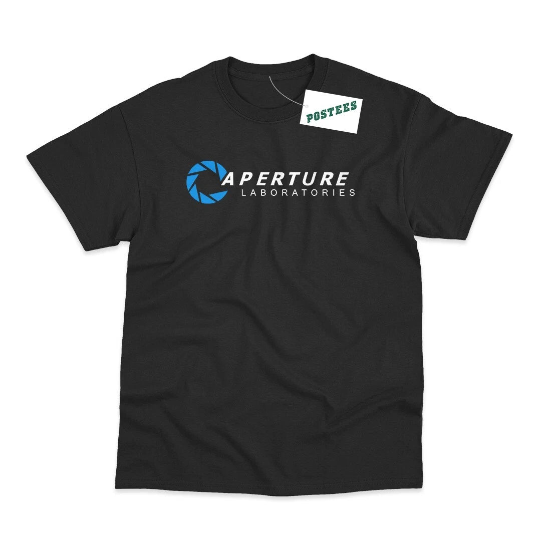 Aperture Labs Inspired By Portal T-Shirt Black,Royal,Sky,Bottle,Purple,Grey,Red