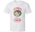 Melindas Habanero Hot Sauce Distressed Grunge T Shirt