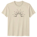 Modern Abstract Sunburst Art T-Shirt Sunburst Geometric Abstract Art