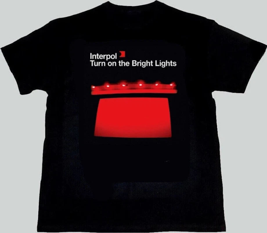 Interpol Turn On The Bright Lights Cotton T-Shirt Unisex S to 5XL
