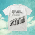 Falling Blocks Quote Graphic T-Shirt Minimal Motivational Streetwear Tee