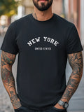 New York United States Trendy Graphic T-shirt Unisex Women Men Tee Fashion Tee