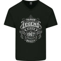 Premium Legend 59th Birthday 1967 Mens V-Neck Cotton T-Shirt
