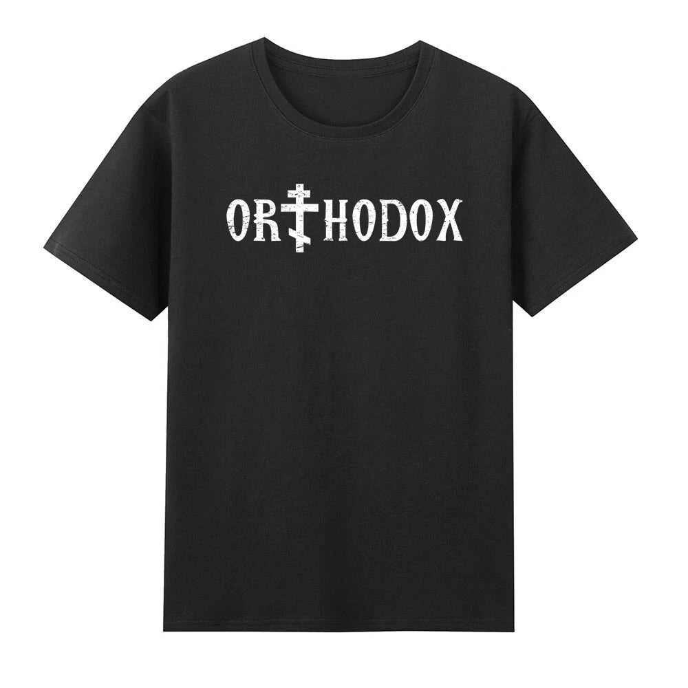 Orthodox Christian Cross Crucifix Jesus T-Shirt