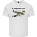 Supermarine Spitfire Infopic Mens Cotton T-Shirt Tee Top