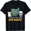 Certified Ohio Moment Meme Funny Graphic Skull T-shirt