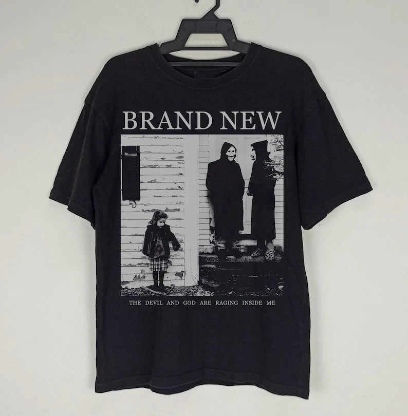 Brand New The Devil and God Are Raging Inside Me Vintage 90s Shirt