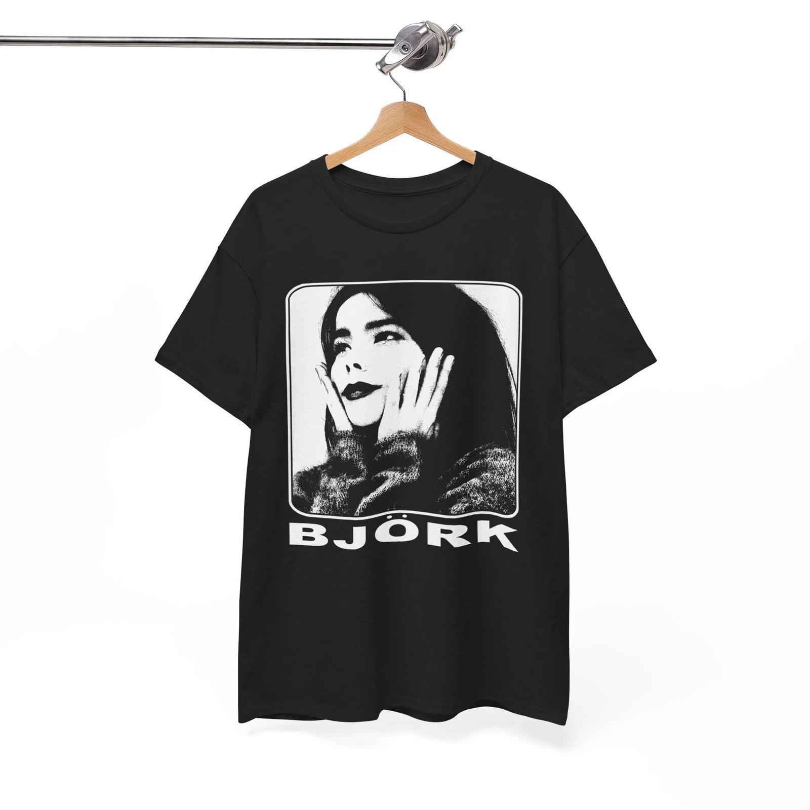 Bjork T-Shirt, Vintage Unisex Bjork Logo Tee , Music Shirt, Rock Band Unisex Tee