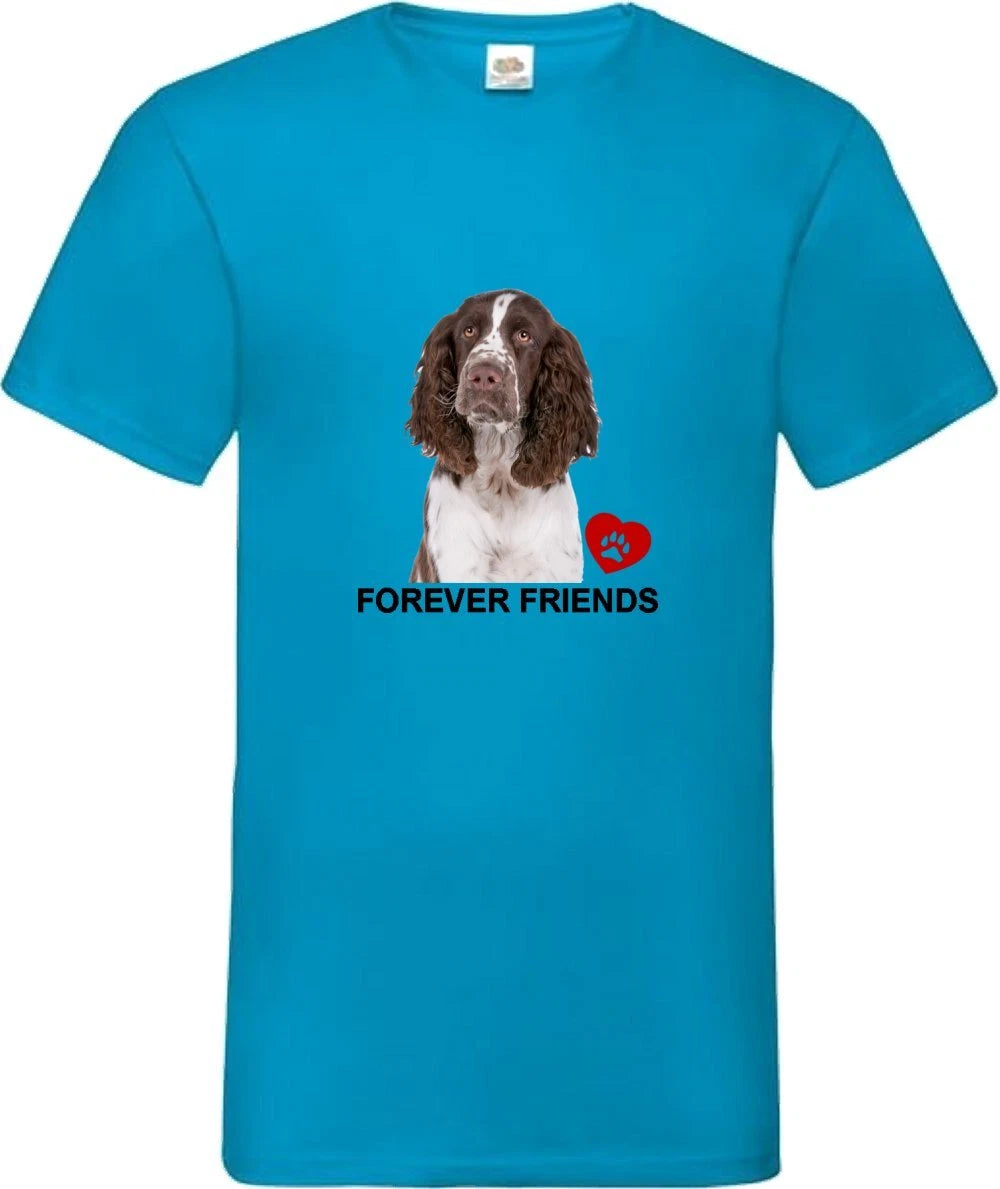 Springer Spaniel Dog Pet Friend Heart Novelty T Shirt Various Colours And Sizes