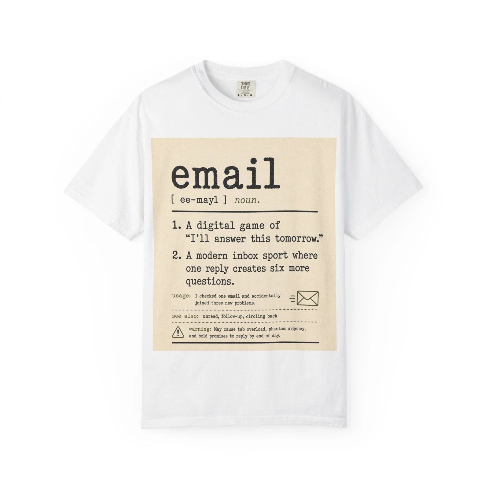 Funny Email Definition Shirt | Office Humor Dictionary Coworker Gift