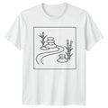 Zen Garden Stones Bamboo Mens T-Shirt Womens Tee Graphic Unisex Top