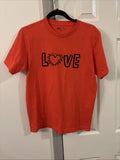 Uniqlo Keith Haring Graphic Tee Mens XS LOVE Art Pop Culture T-Shirt