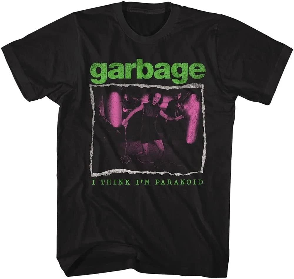 Remake For Fans Garbage Band I Think I'm Paranoid Black T-Shirt S to 5XL CK648
