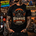 Sturgis Motorcycle Week 2026 Shirt Black Hills SD Biker Rally Saloon Tee No HD