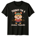 Today Im A Serious Hamster T-Shirt Fitness Hamster Animal Humor Birthday Gift