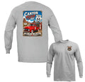 Retro Route 66 Canyon Diner Pickup Truck Hot Rod Long Sleeve Shirt