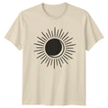 Boho Celestial Sun Moon Design T-Shirt Spiritual Celestial Gift For Him And Her