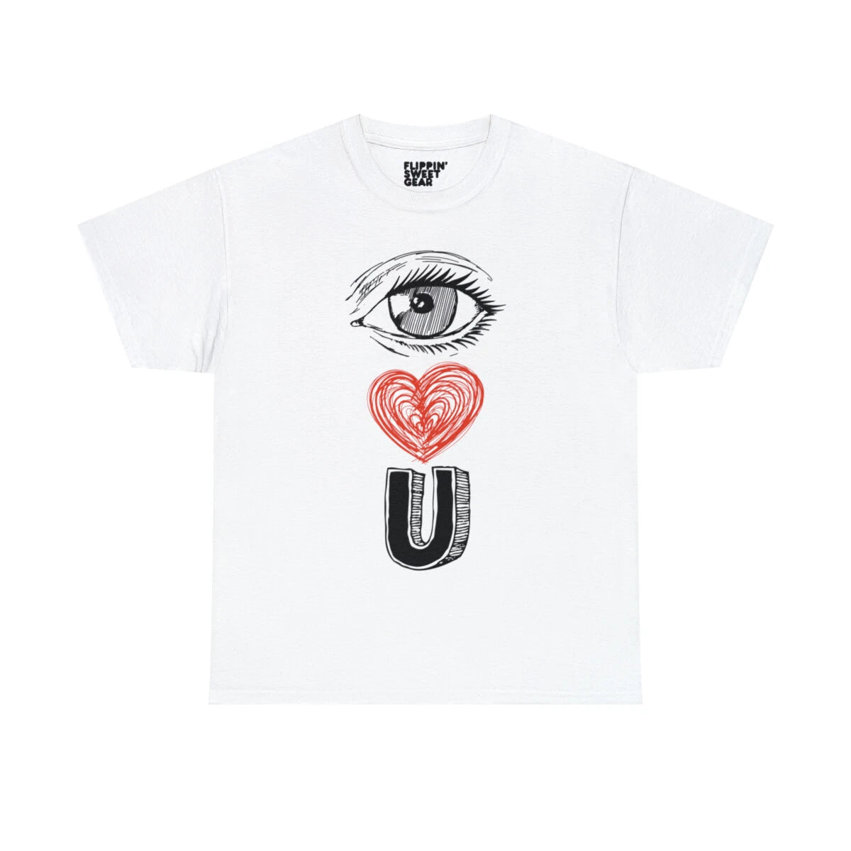 Eye Love You Graphic Tee Shirt