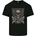 Heavy Metal Skull Rock Music Guitar Biker Mens Cotton T-Shirt Tee Top