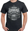 39th Birthday T-Shirt 1987 Premium Legend Since Mens Funny 39 Year old Top
