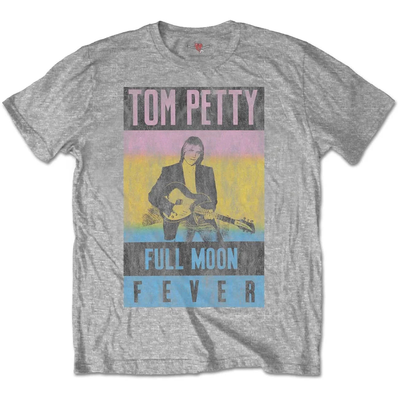 Tom Petty & The Heartbreakers T-Shirt: Full Moon Fever (Soft Hand Inks) OFFICIAL