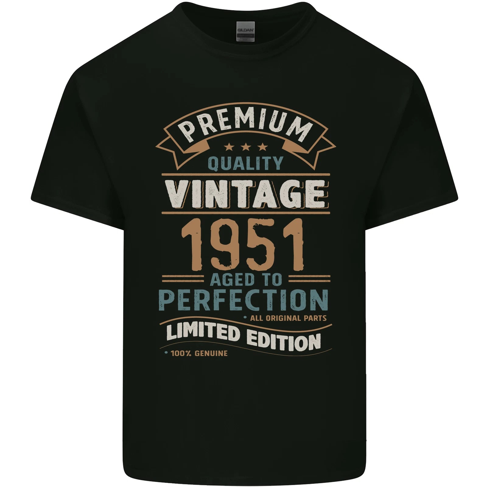 Premium Vintage 75th Birthday 1951 Mens Light Cotton T-Shirt