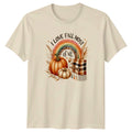 I Love Fall Most Of All Womens T-Shirt Boho Pumpkin Autumn Seasonal