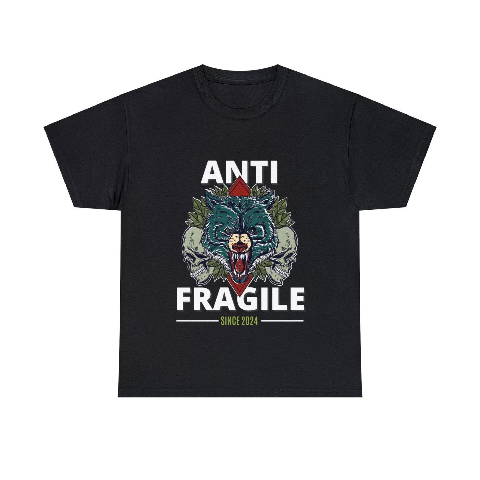 Grunge Wolf Streetwear T-Shirt Unisex