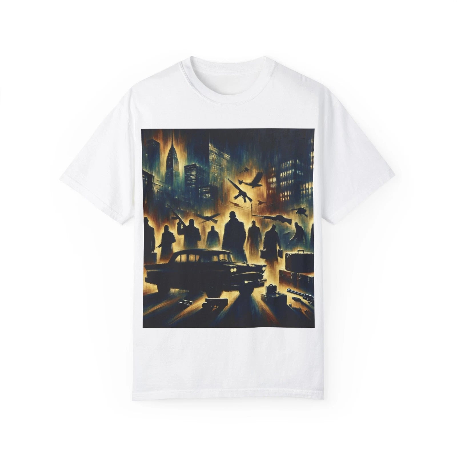 Urban Nightlife Graphic T-Shirt, Casual Wear, Streetwear, Gift for Him, Cool