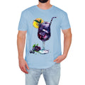Stylish Cocktail Mens T-Shirt Fun Drink Lover Tropical Beach Life Summer Gift