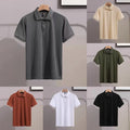 Daily Wear Men's Striped Shirt Breathable Top Breathable Slight Stretch