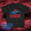 NEW US Masters Swimming Launches Exclusive Workout Library Logo Funny Size S-5XL
