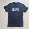 NWOT Unisex Navy Blue Funny Violinist Tee Gildan Softstyle TShirt Sz S