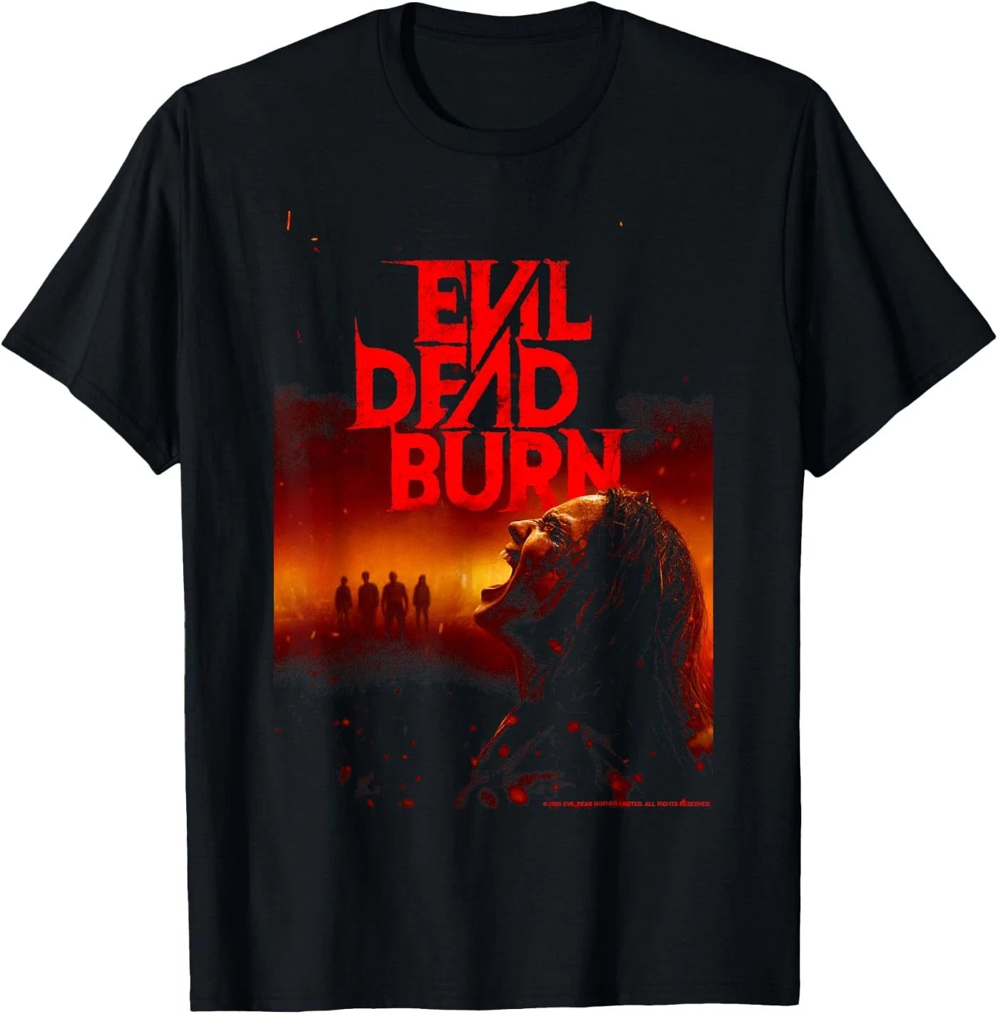 Evil Dead Burn Horror Movie Poster Art Halloween T-Shirt