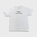 Vintage Look Like I Need A Drink T Shirt Mens Large Gray Novelty Funny Y2K Tee