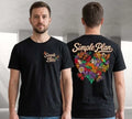 Simple Plan Bigger Than You Think Tour 2026 Flowers Hearts T-Shirt