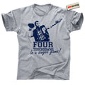 4 TDs at Polk High Tee – Retro Football Shirt – Gen X TV Nostalgia