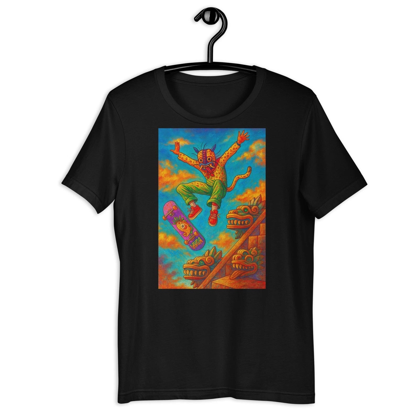 Aztec Jaguar Skateboard Art Mexican Culture Street Style