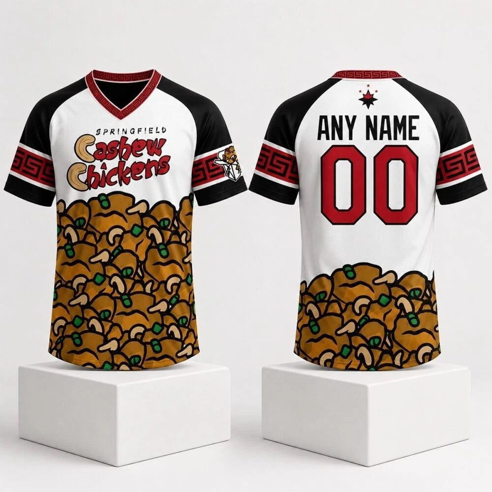 HOT SALE ITEM ! 2026 Cashew Chicken Baseball Jersey Fanmade Giveaway Style Shirt