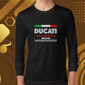 DUCATI Classic Long Sleeve T-Shirt Funny Size S to 5XL
