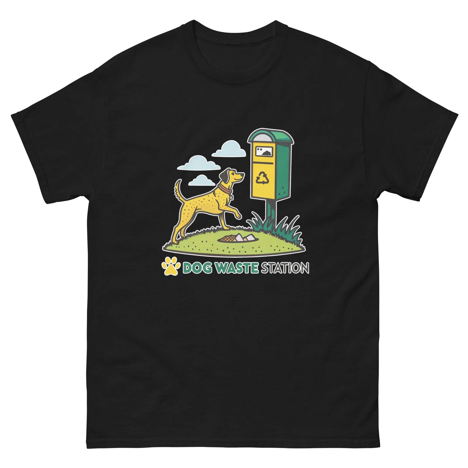 Dog Waste Station Object Place Item Urban T-Shirt