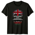British Grown With Kenyan Roots T-Shirt British Kenyan Heritage Cultural