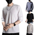 Shirt For Sports Long Sleeve Base Shirt Casual Outings Loose Fit Regular Length