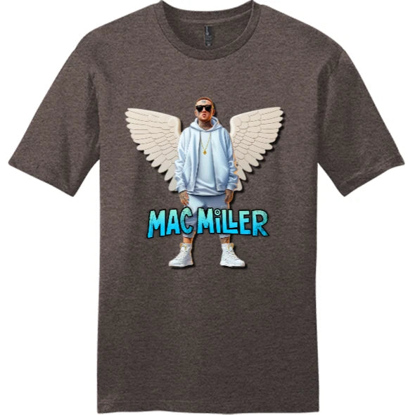 NEW Art Society RAP ICON ANGEL HEATHER BROWN Tee Shirt SMALL-4XLARGE MADE IN USA