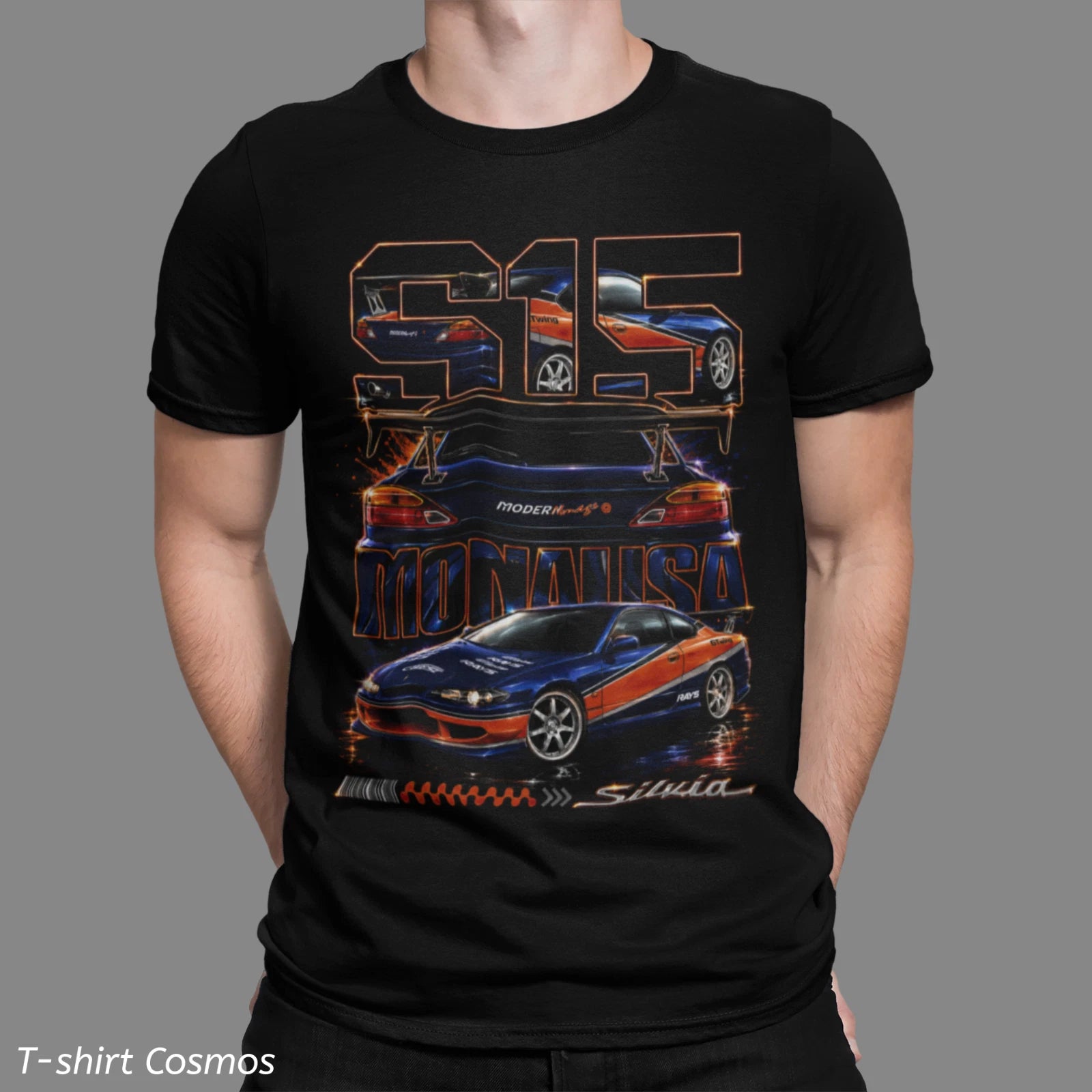 JDM S15 Monalisa retro T-shirt Fast & Furios  Street Racing Drifting style
