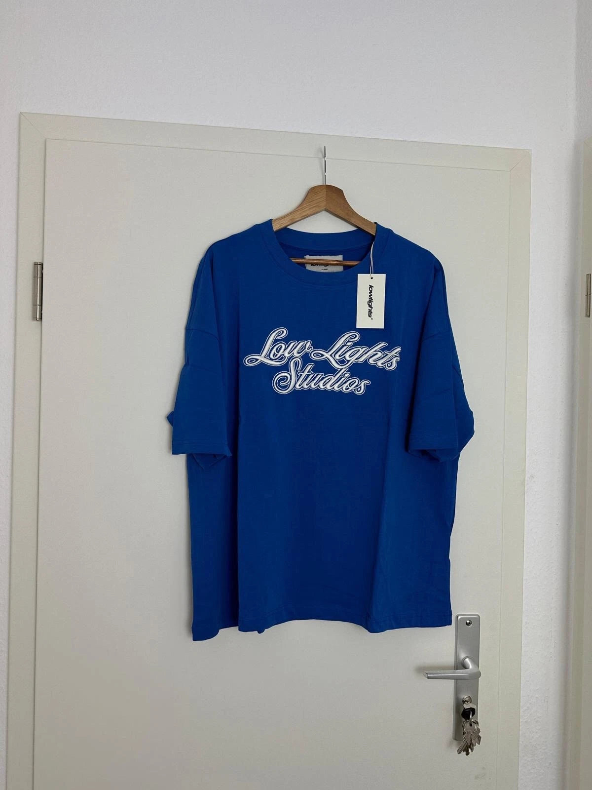 LLS Lowlights Studios Tee Tshirt Shirt Blue Size XL NEW