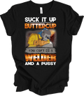 Welder Dad Shirt Funny Suck It Up Buttercup Welding Gift for Men Blue Collar Tee