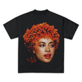 Ice Spice Big Head Boxy Vintage Shirt Graphic Basketball Tee Streetwear Y2K