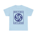 British Leyland Blue L Logo UK Automotive Corporation T-shirt
