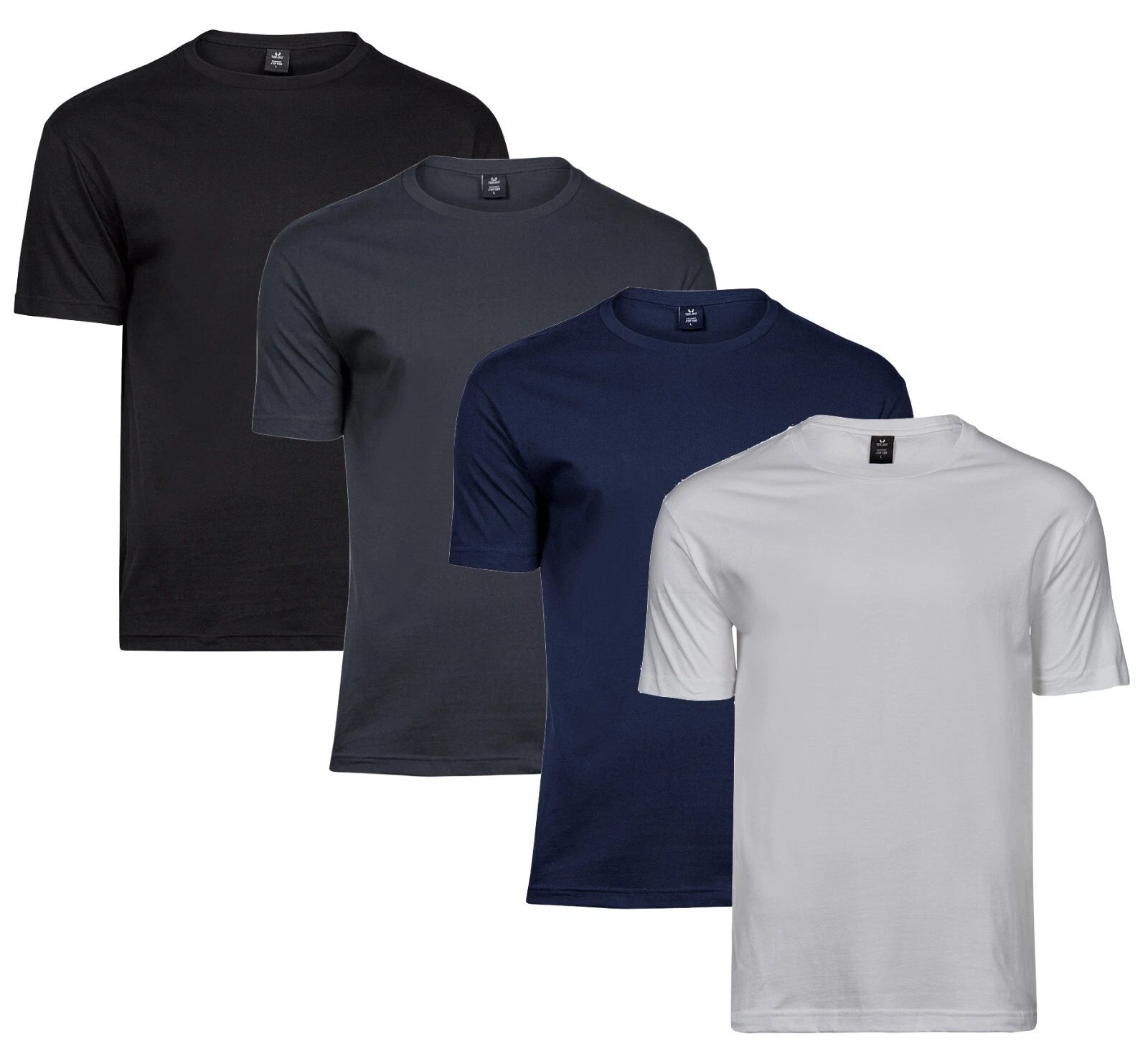 Tee Jays Short Sleeve Cotton Fashion Fit Soft Tee T-Shirt S-3XL